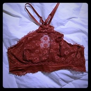 VS lace high neck halter bra (wired)